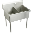 Elkay SS82420 SS DOUBLE COMPT SCULLERY SINK