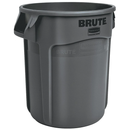 Rubbermaid 10 gal Round Trash Can, Plastic, Black - 1926827