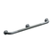 ASI 3802-52P (52" X 1.5") Straight Grab Bar w/ Support, 52" Peened Finish