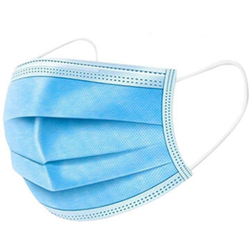 3 Ply Disposable Face Masks, Pack of 100 - 3PM-100