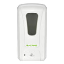 Alpine Automatic Hands-Free Foam Hand Sanitizer/Soap Dispenser, 1200 mL, White - 430-F