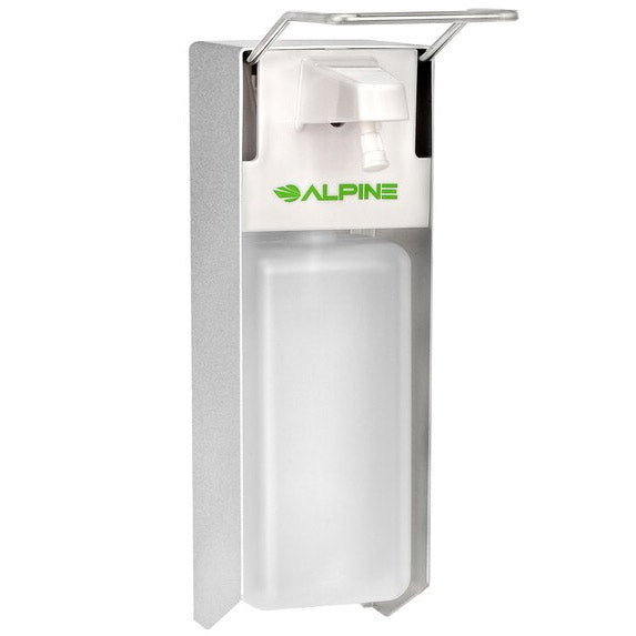 Alpine Wall-Mounted Elbow Press Liquid/Gel Hand Sanitizer/Soap Dispenser, 1000 mL - 4322