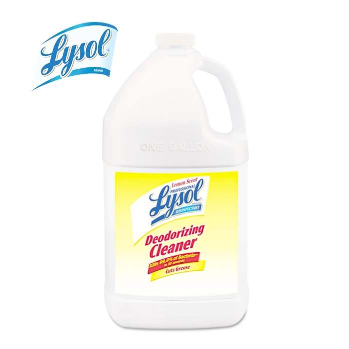 Lysol Disinfectant Deodorizing Cleaner Concentrate, 1 Gal Bottle, Lemon Scent - RAC76334