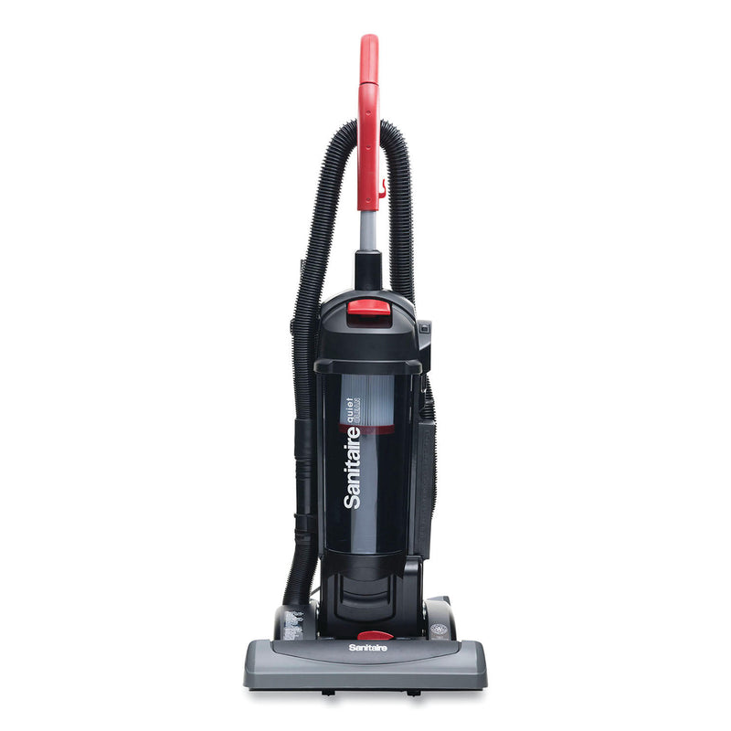 Sanitaire Force Quietclean Upright Vacuum With Dust Cup And Sealed Hepa Filtration, Black - EURSC5845B