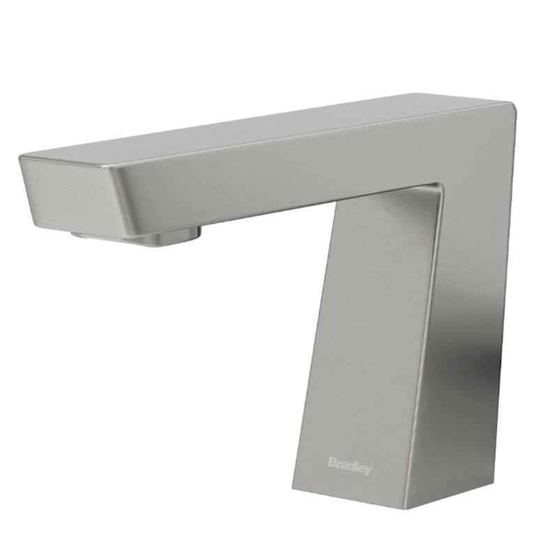 Bradley  - S53-3700-RL5-BS - Touchless Counter Mounted Sensor Faucet, .5 GPM, Brushed Stainless, Zen Series