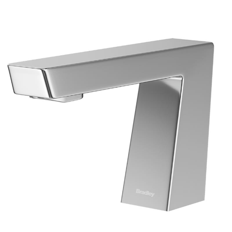 Bradley  - S53-3700-RL5-PC - Touchless Counter Mounted Sensor Faucet, .5 GPM, Polished Chrome, Zen Series - S53-3700-RL5-PC