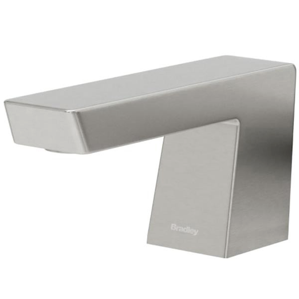 Bradley  - 6-3700-RFT-BS - Touchless Counter Mounted Sensor Soap Dispenser, Brushed Stainless, Zen Series