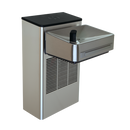 Haws 1201SF Stainless Steel Wall Mount ADA Filtered Water Cooler, Electronic Valve, Pushbar Assembly & Bubbler Deactivation