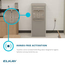 Elkay DSSBF8S ezH2O Floor Standing Bottle Filling Station, Filtered, Refrigerated, Stainless Steel