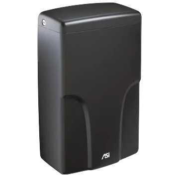 ASI 0196-1-41 TURBO-Pro - Automatic High Speed Hand Dryer (120V) HEPA Filter, Matte Black, Surface Mounted ADA