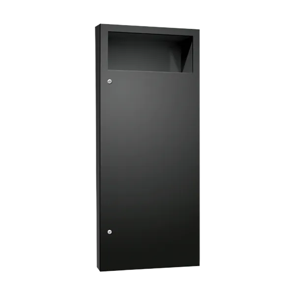 ASI 6474-2-41PC WASTE RECEPT-SIMPLICITY w/SR2-MATTE BLACK POWDER COATED