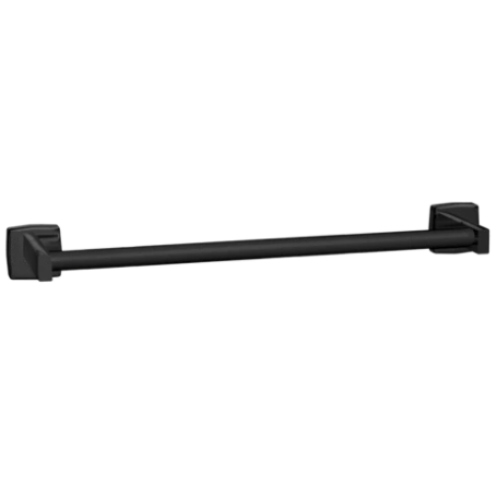 ASI 7355-24-41 Towel Bar - Round - Matte Black Stainless Steel - 24