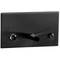 Bobrick 306.MBLK Matte Black Recessed Soap Dispenser w/ Plastic Vessel