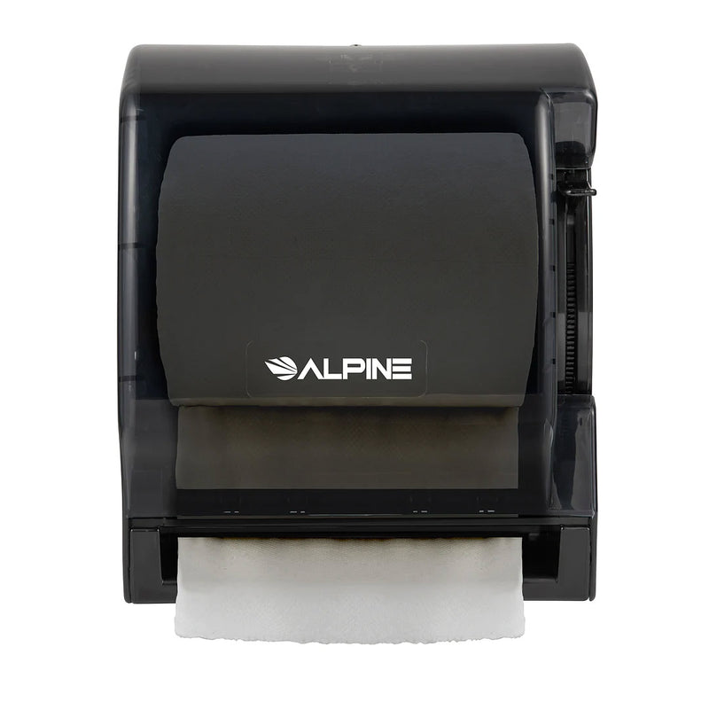 Alpine Paper Towel Roll Dispenser, Transparent Black - ALP454-ECO-TBLK