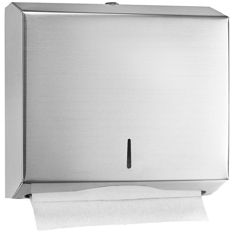 Alpine C-Fold/Multifold Paper Towel Dispenser, Stainless Steel Brushed - ALP481