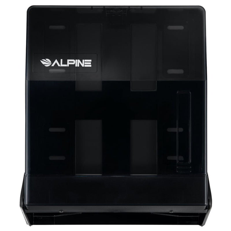 Alpine Alpine Multi-Fold/C-Fold Paper Towel Dispenser, Transparent Black - ALP480-ECO-TBLK
