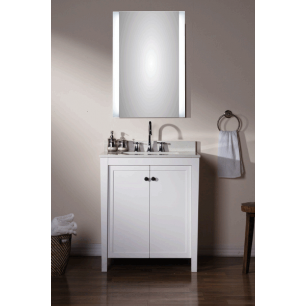 Meek Mirrors Sidelit Halo LED Mirror 24