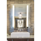 Meek Mirrors Sidelit 2 Strip Vertical Frost at Edges LED Mirror 24" X 36" - ML5200W 2436
