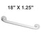 Bobrick B-580616x18 (18 x 1.25) Vinyl-Coated Grab Bars W/ Snap Flange