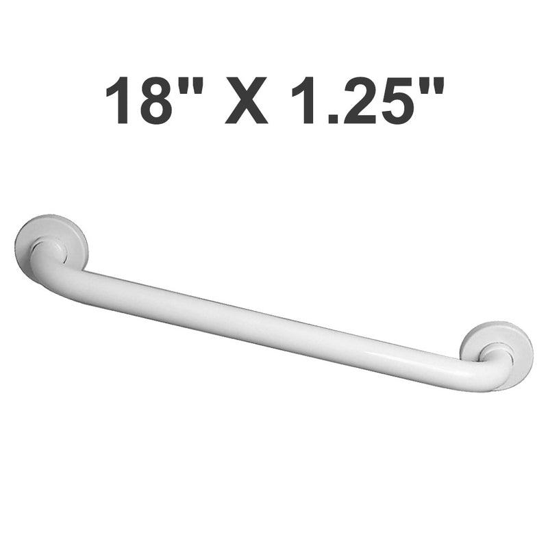 Bobrick B-580616x18 (18 x 1.25) Vinyl-Coated Grab Bars W/ Snap Flange