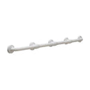 Bobrick B-980616x42 (54 x 42 x 1.31) 1 5/16" (33mm) Diameter Vinyl-Coated Bariatric Grab Bar with Reinforced Flanges