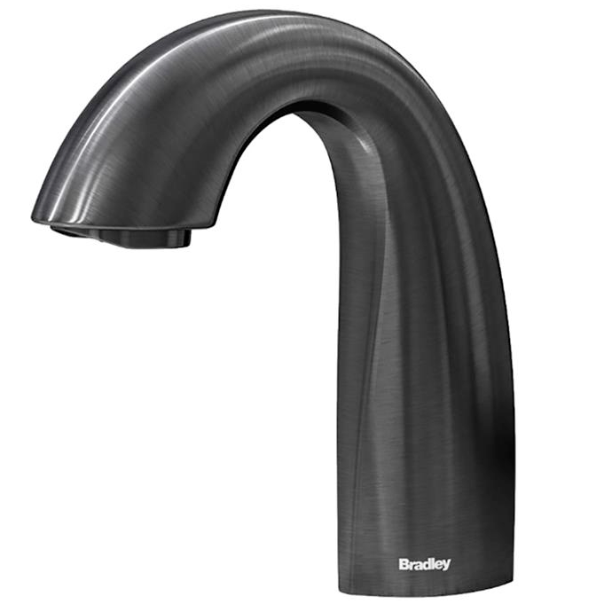 Bradley  - S53-3100-RL5-BB - Touchless Counter Mounted Sensor Faucet, .5 GPM, Brushed Black Stainless, Crestt Series