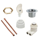 Elkay 14-1C22X22-0X Standard Scullery Sink, 1-Compartment  14" Deep Bowl, No Drainboards, 27 (L) X 27.75 (W) X 43.75 (H) Over All