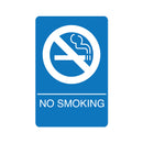 Palmer Fixture ADA compliant Workplace Signs-BL--NO SMOKING-IS1010-15
