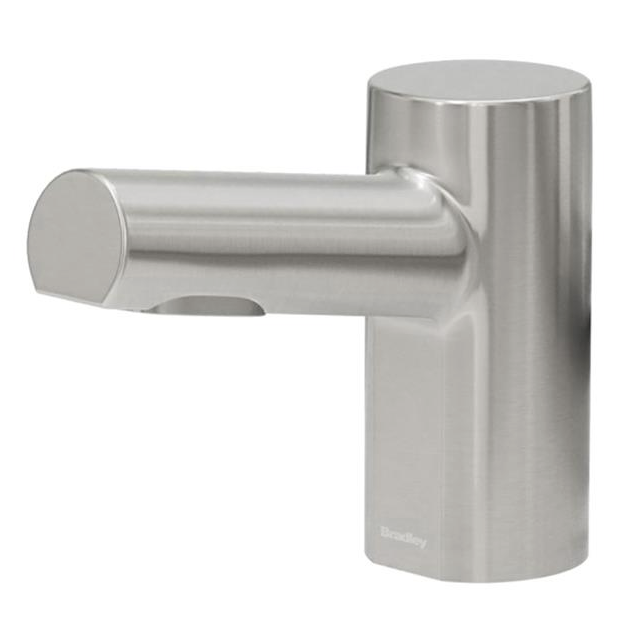 Bradley - 6-3300-RLT-BN - Touchless Counter Mounted Sensor Soap Dispenser, Brushed Nickel, Metro Series