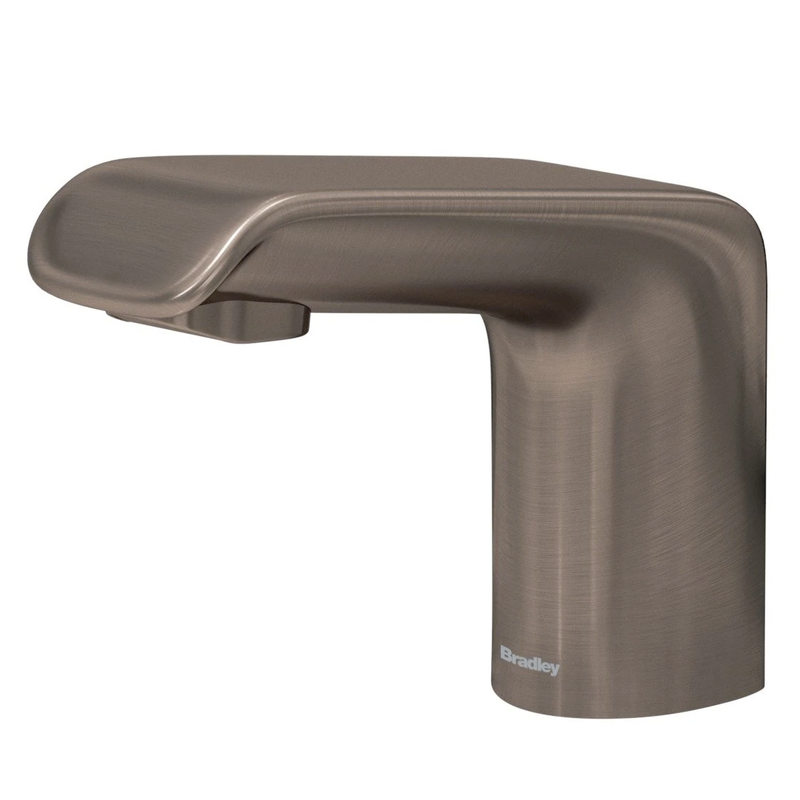 Bradley Touchless Counter Mounted Sensor Faucet, .35 GPM, Brushed Bronze, Linea Series - S53-3500-RT3-BZ