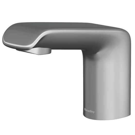 Bradley Touchless Counter Mounted Sensor Faucet, .35 GPM, Polished Chrome, Linea Series - S53-3500-RL3-PC