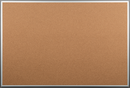 ASI 9800 Quick Ship Natural Cork Tackboard 2' X 3', Length: 36" X Width: 24" - 980401203