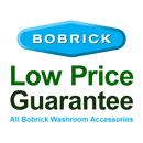 Bobrick B-1662436 (24 x 36) Public Restroom Mirror, Channel Frame, 24x36, Shelf