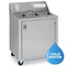 Crown Verity CVPHS-3C Portable Hand Sink, Stainless Steel, Cold Water Only, Triple Bowl