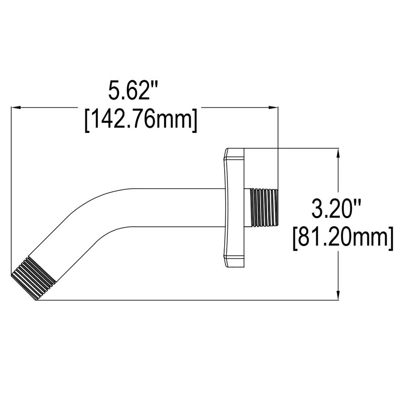 Speakman S-2561 Tiber Collection Shower Arm and Flange