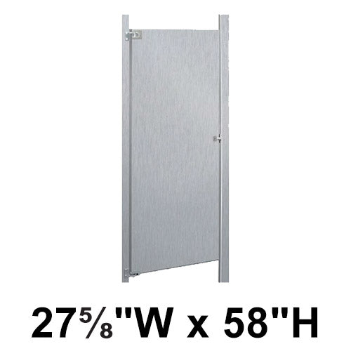 Bradley Toilet Partition Door, Stainless Steel, 27 5/8"W x 58"H, Greenguard - S490-28C
