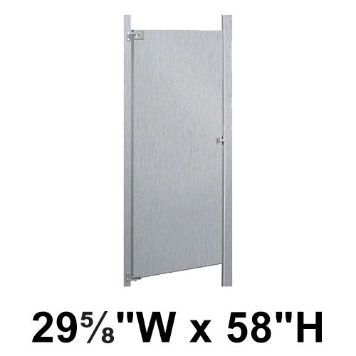 Bradley Toilet Partition Door, Stainless Steel, 29 5/8"W x 58"H, Greenguard - S490-30C