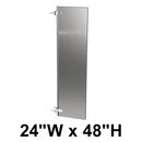 Bradley Urinal Privacy Screen, Stainless Steel, 24"W x 48"H, Quick Ship, Greenguard - S474-24C