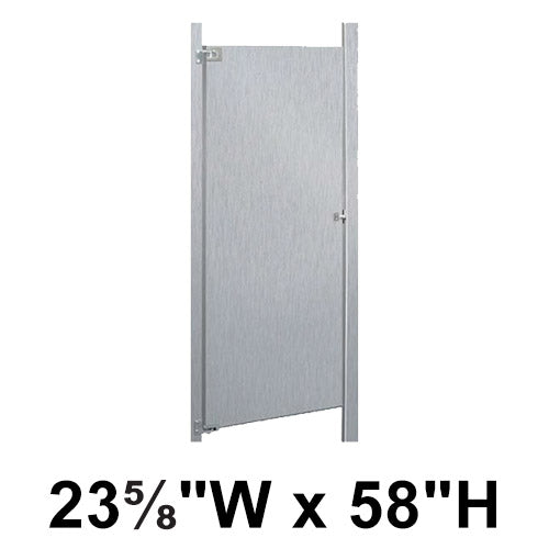 Bradley Toilet Partition Door, Stainless Steel, 23 5/8"W x 58"H, Quick Ship, Greenguard - S490-24C
