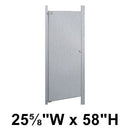 Bradley Toilet Partition Door, Stainless Steel, 25 5/8"W x 58"H, Quick Ship, Greenguard - S490-26C