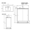 Monsam NS-009 NSF Certified Deep Single-Basin 10"