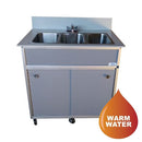 Monsam NS-003 NSF Certified Three Bowl Hand Washing Self Contained Sink
