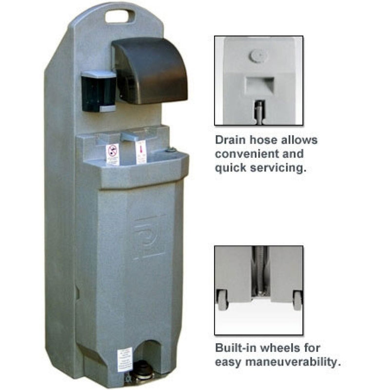 PolyJohn PSW1-1000 HandStand Portable Hand Washing Sink