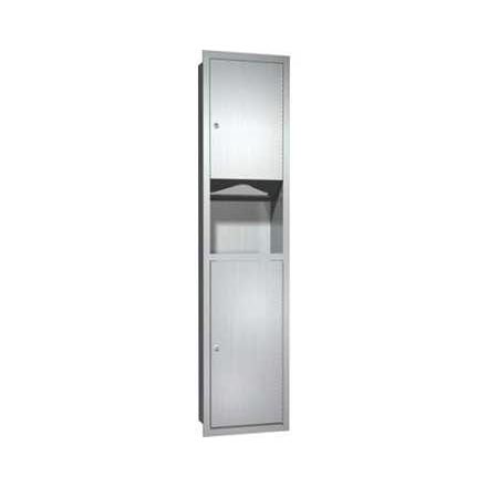 ASI 0467  Paper Towel Dispenser & Waste Receptacle - Recessed