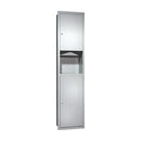 ASI 0467-2  Paper Towel Dispenser & Waste Receptacle - Semi-Recessed