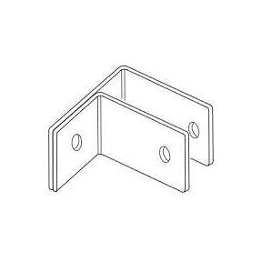 Bobrick 1000975 F Bracket Internal Panel To Wall 1/2