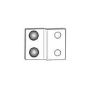 Bobrick 1002510 Door Plate W/Bumpers-.67 Repair Part