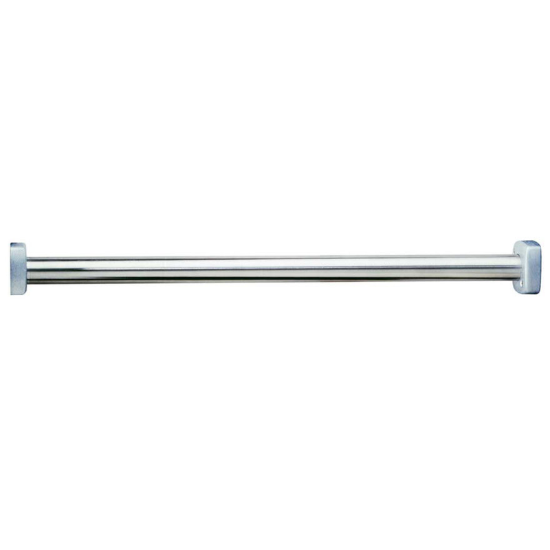 Bobrick B-6107x48  Industrial Shower Curtain Rod, Stainless Steel, 48"
