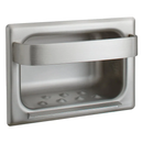 Bobrick B-4390 Heavy-Duty Soap Dish & Bar, Recessed, Stainless Steel
