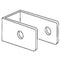 Bobrick 1000972 U Bracket-Internal Panel/Stile 1/2" Repair Part